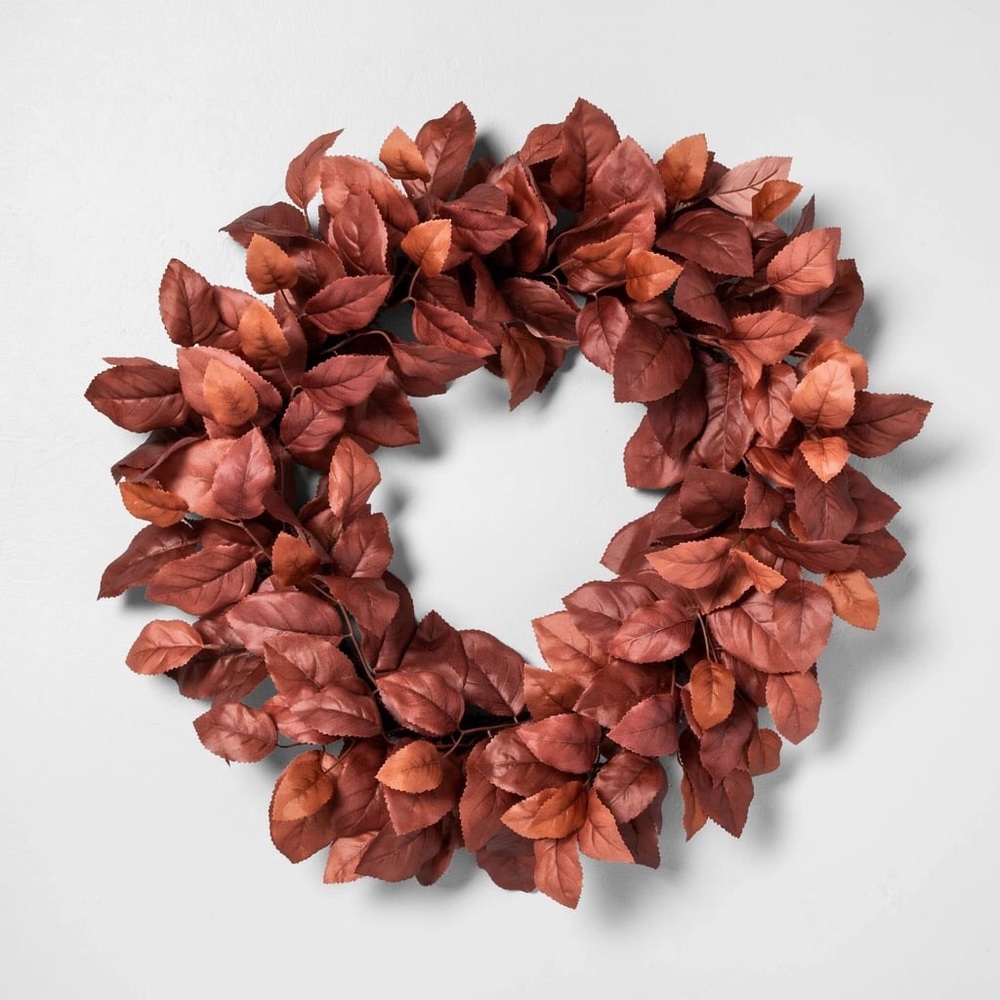 Joanna Gaines Leaf Wreath Mauve